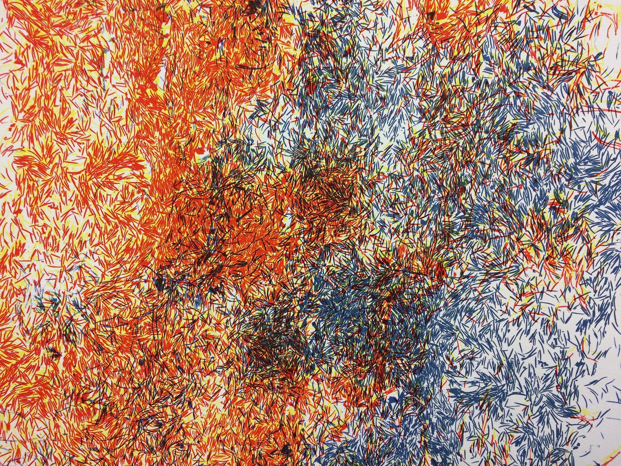 Detail of a work shown in Réminiscences