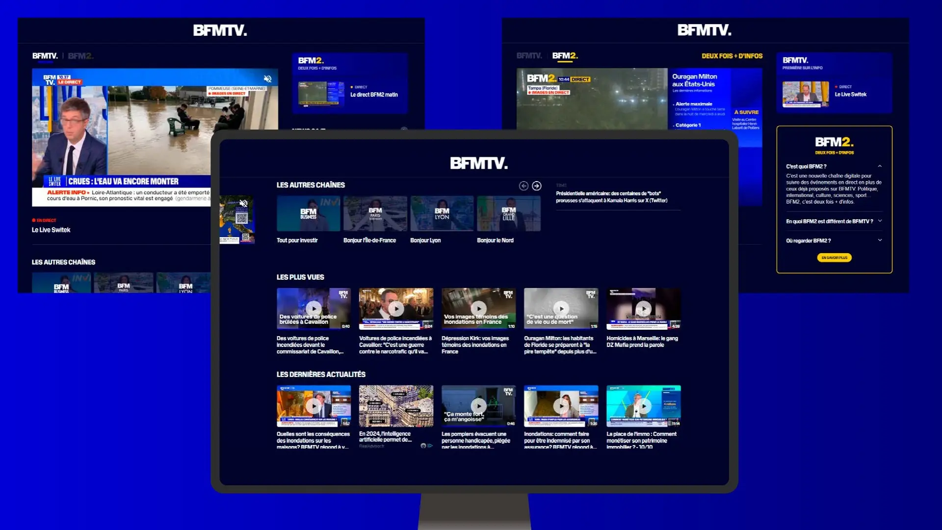 BFMTV web art direction in context